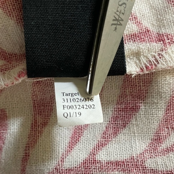 Who What Wear Linen Leaf Botanical Ruffle Sleeve Button Back Top S - Picture 8 of 8